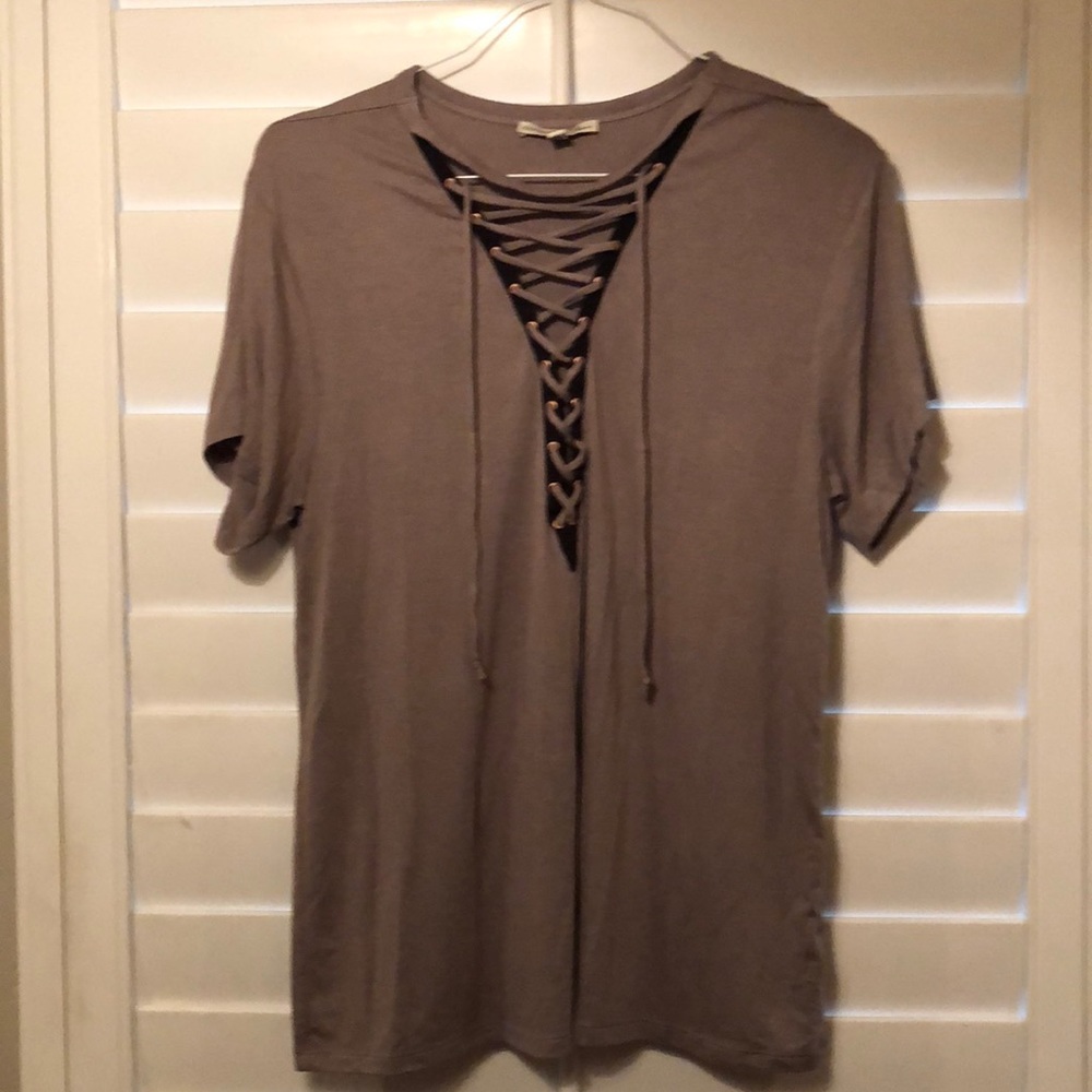 Express Lace-Up Tee